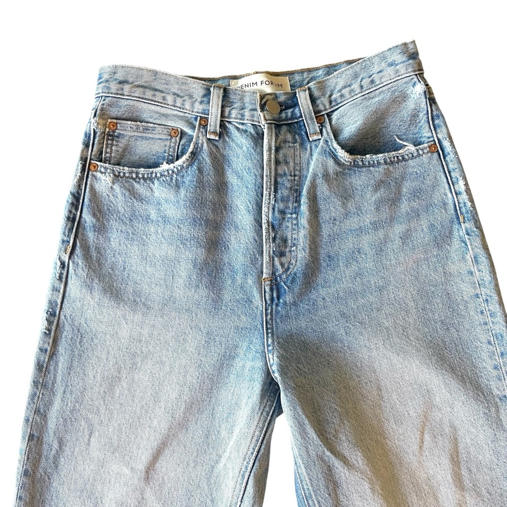 Denim Forum High Rise Light Blue Jeans - Picture 6 of 16